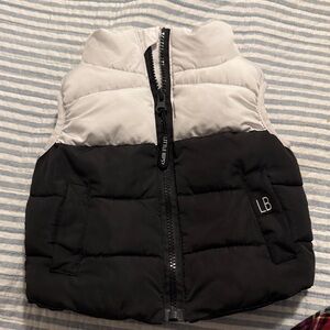 Little Bipsy Black and White vest size 0-6 month